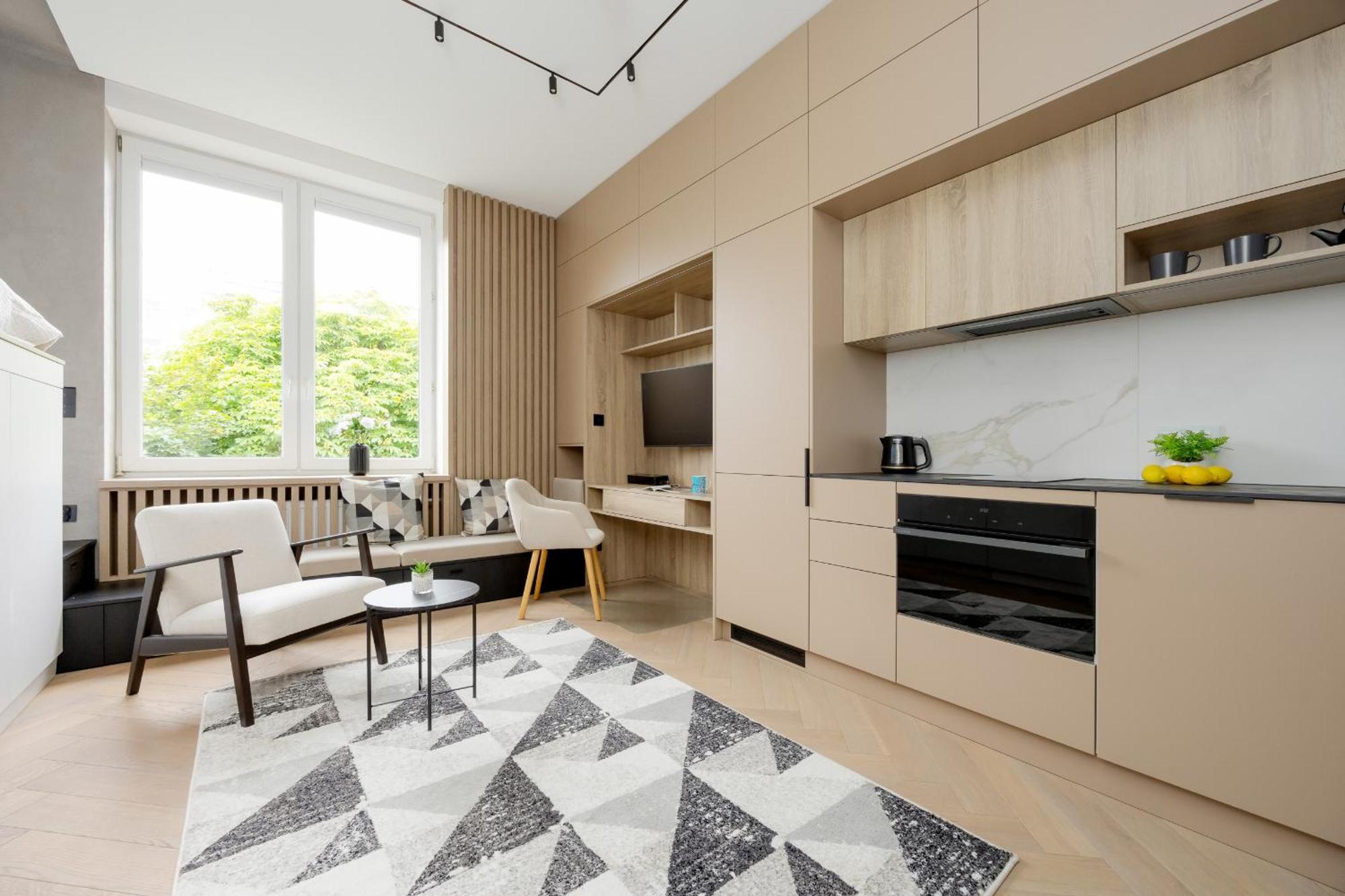 Przytulne Studio W Zielonej Okolicy Srodmiescia By Noclegi Renters 바르샤바 외부 사진